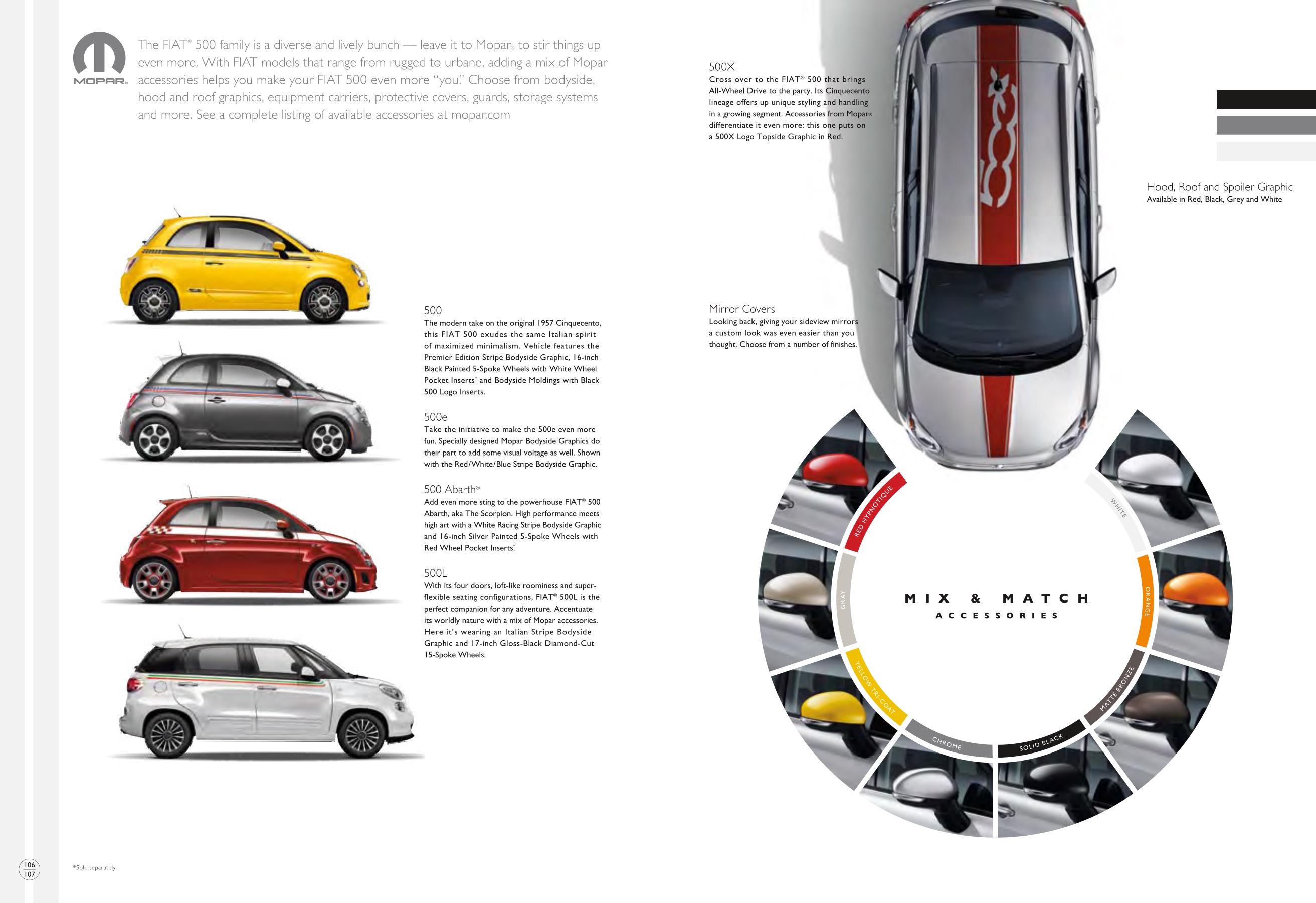 2016 Fiat 500 Brochure Page 35